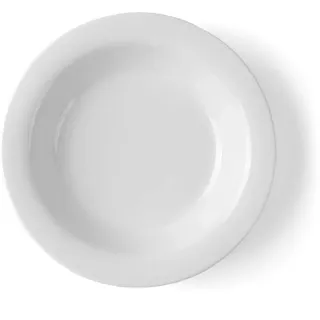 Holst Porzellan FT 121 Schmalfahne Teller tief 21 cm Karina, weiß, 21.5 x 21.5 x 3.5 cm, 6 Einheiten