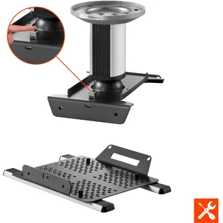 Celexon Multicel 1500 Expert Zimmerdecke, Schwarz, Edelstahl,