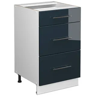 Vicco Schubladenschrank Fame-Line 50 x 51,5 x 81,5 cm Dunkelblau