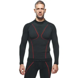 Dainese Thermo LS Baselayer-Shirt, Schwarz/Rot, L