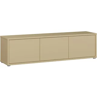 Forte Alice Springs Lowboard 154,2 cm Buttergelb Spanplatte