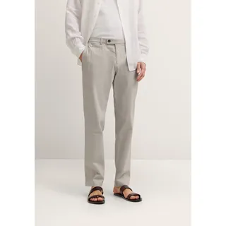 Chinohose BUGATTI "Modern Fit", Herren, Gr. 34, Länge 30, 230, grau, 86% Baumwolle, 11% Polyester, 3% Elasthan, unifarben, normal, Hosen Chinohose, aus der DynamicSeries