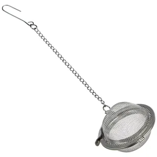Metaltex 253811 Teesieb aus Edelstahl, mit Kette, 4,5 cm