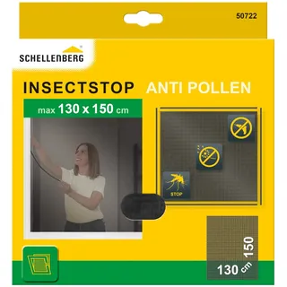 Schellenberg Pollenschutzgitter Set 130 x 150 cm Anthrazit