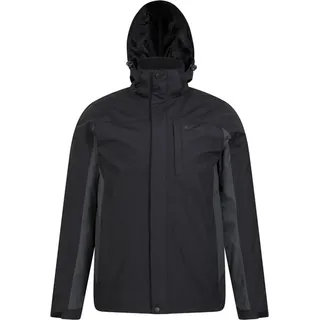 Mountain Warehouse - "Thunderstorm" Jacke, wasserfest 3 in 1 für Herren MW879 (XXS) (Grau) - Grau