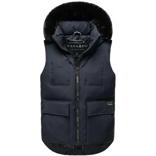 Steppweste NAVAHOO "Steppweste Zimthäschen XIV", Damen, Gr. S, blau (navy), Obermaterial: 100% Polyester Pol. recyc..  Futter: 100% Polyester Pol. recyc.. 100% Polyester Pol. recyc.., Westen Steppweste