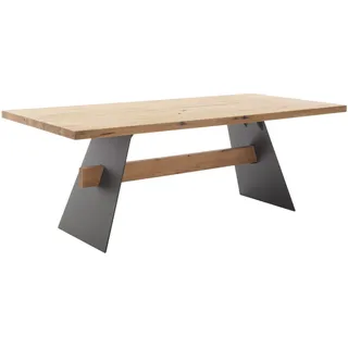 MCA Amsterdam Esszimmertisch Metall/Massivholz 220x100 cm