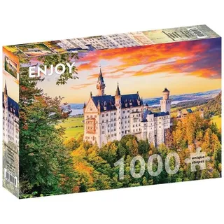 ENJOY Puzzle Schloss Neuschwanstein im Herbst, Deutschland 1000 Teile