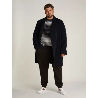 Tommy Hilfiger Big & Tall Wollmantel »BT-WOOL MIX COAT-B«, in Großen Größen, mit hochwertigen Knöpfen, blau