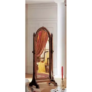 xxl Spiegel Holzrahmen Großer Wandspiegel Standspiegel Bodenspiegel - Braun