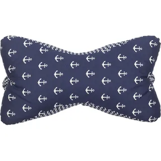 herbalind Leseknochen 40 x 18 cm Dunkelblau