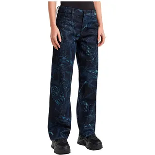 G-STAR Damen Judee Low Waist Loose Jeans Blau (Frozen Liquid Layers D22889-D317-G923) 30W / 32L