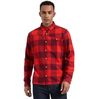La Sportiva Rambler Flannel Shirt Men redwood/mountain red (R25R24) M