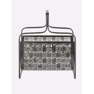 Heine Zeitungsständer HEINE HOME, schwarz, B:37cm H:43cm T:22cm, Metall, Zeitungsständer, Zeitungsständer