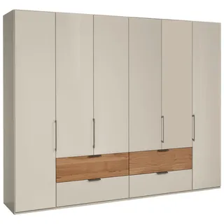 DIETER KNOLL Kleiderschrank, Eichefarben, Champagner - 300x216x58 cm