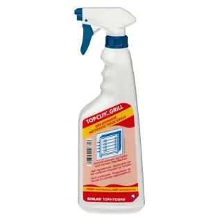 ECOLAB Topclin Grillreiniger, Maximale Reinigungsleistung durch ätzende Formulierung, 750 ml - Flasche