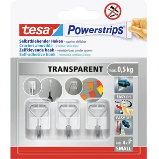 Tesa Powerstrips Haken S 3er Pack 666302