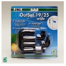 JBL OutSet wide 6023200 Wasserrücklauf-Set mit Breitstrahlrohr für Außenfilter von Aquarien