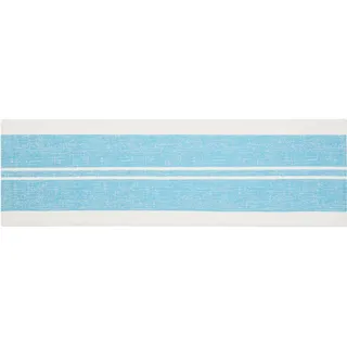 Gözze Tischläufer "Java" Gr. 1, blau (weiß, türkis), B:135cm L:40cm, Polyacryl, Polypropylen, Tischdecken