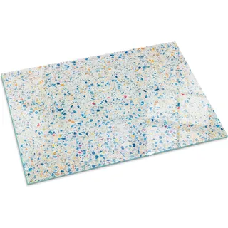 Abstraktes Texturmuster – Glasbodenplatte für – Kaminofen – Kaminplatte Glas – Schutzglas – Funkenschutzplatte –Glasbodenplatte Feuerfeste – Hitzeschutzplatte – Bodenschutz aus Glas – 100x70 cm