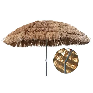 Hawaii Sonnenschirm Strandschirm Gartnschirm rund Ø1,6m knickbar