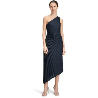 Vera Mont Abendkleid Glitzer-Look Blau 38