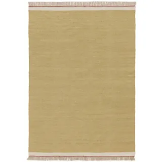 benuta Pop Wollteppich Karla Grün 160x230 cm , Textil , Beton Optik , Rechteckig , 160x230 cm , Gots , pflegeleicht , Teppiche und Böden, Teppiche, Schafwollteppiche
