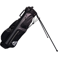 Longridge 6' Weekender Golf Stand Bag Schwarz SILBER