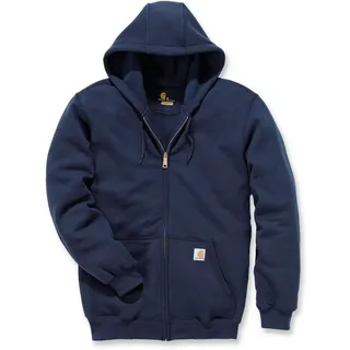 CARHARTT Zip Hooded Sweatshirt Sweatshirt, Navy - XS