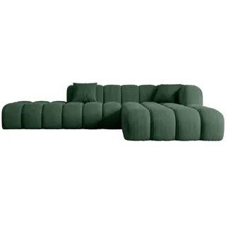 altdecor Ecksofa in L-Form, Olea-L2 - 289x176x71 cm Grün - Corner Sofa Bett Eckcouch Couch Wohnlandschaft Cauchsofa - Grün