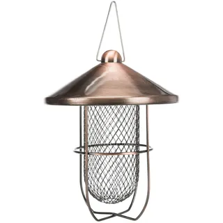 Trixie 55653 Futterspender mit Schutzgitter, Metall, 500 ml/ø 19 cm,