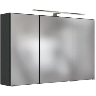 Held Spiegelschrank , Metall , 6 Fächer , 100x66x20 cm , Typenauswahl, individuell planbar , Badezimmer, Badmöbelsets & -serien, Badmöbelserien