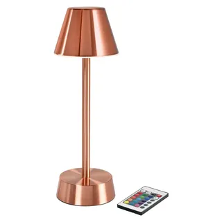 6x DUNI LED Lampe kabellos Zelda 32 x Ø 10,3 cm 14 Std. Roségold