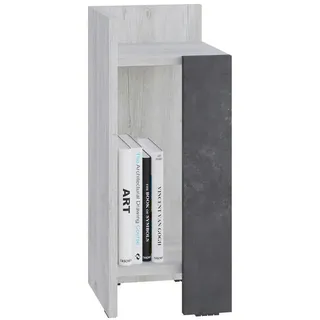 Livetastic Nachtisch Elos ca. 27x60x25 cm Grau/Grauweiß