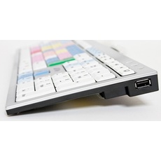 Bild Avid Media Composer Slim Line Tastatur DE silber (LKB-MCOM4-AJPU-DE)