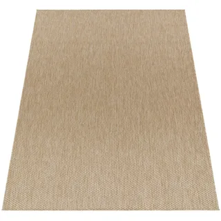 Paco Home Outdoorteppich, Natur, Textil, Rechteckig, 140x200 cm, - Beige