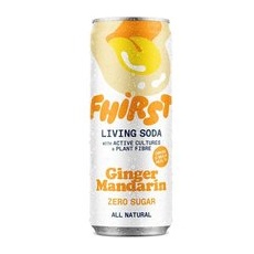 Fhirst Living Soda Ginger-Mandarin