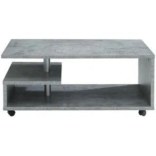 Forte Bailey Lichtgrau Holzwerkstoff 105 x 60 x 45,6 cm