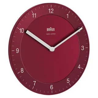 Braun BC 06 R-DCF Funkwanduhr rot - Rot