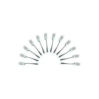 solex® Dessertgabeln Baguette silber, 12 St.