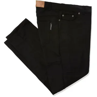 Bikers Gear Australia Damen Motorradjeans CE Knie Gepanzert KEVLAR Stretch Denim, Schwarz, UK 12R EU 40R, M