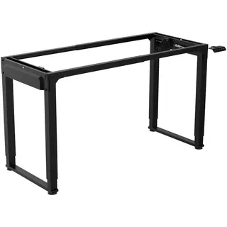 pro.tec Tischgestell Kirkkonummi , Schwarz , Metall , 55x70x135 cm , Büromöbel, Schreibtische, Schreibtischzubehör