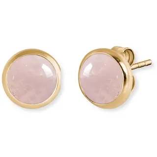 Engelsrufer Creolen ERE-RQ-STG Sterling Silber Rosenquarz