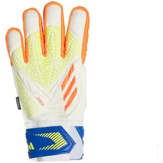 Bild Unisex-Adult Goalkeeper Gloves Pred Gl MTC Fs, White/Solred/Brcyan, HF9738, 9- EU
