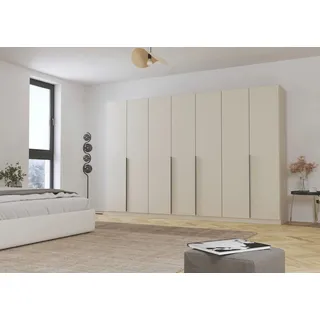 OTTO home Drehtürenschrank 315 x 229 x 54 cm Beige/Weiß