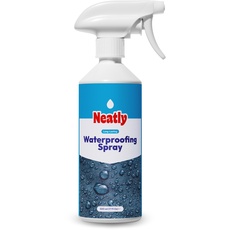 NEATLY® Imprägnierspray für Textilien gegen Wasser, Schmutz und Feuchtigkeit - 500ml - Wasserabweisende Nanofilter-Technologie - Imprägnierspray für Textilien, Baumwolle, Kleidung, Zelte & Möbel
