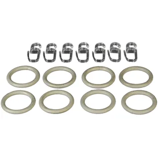 LIEDECO Gardinenring für Gardinenstangen Ø 16 mm, goldfarben