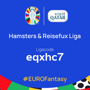 Euro 2024 Fantasy Football mit eigener Hamsterliga &amp; tolles Gewinnspiel