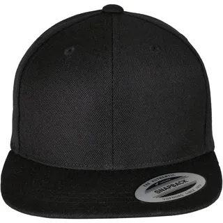Flexfit Kinder Classic Snapback Mütze, Black, Einheitsgröße