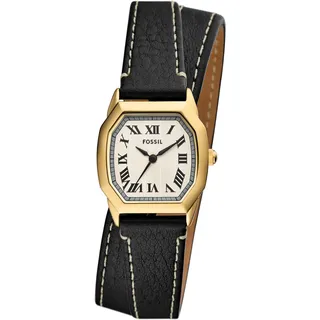 Fossil Harlow Damen 27MM Schwarze Edelstahluhr, ES5404